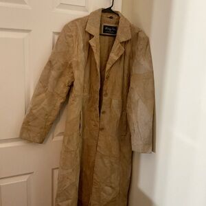 Men's Beige Trench Coat